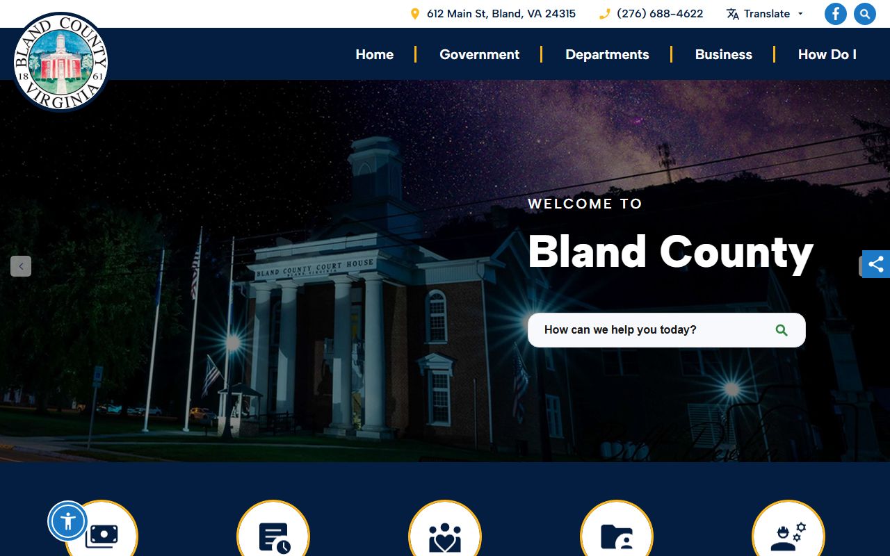 Bland County jail roster source page