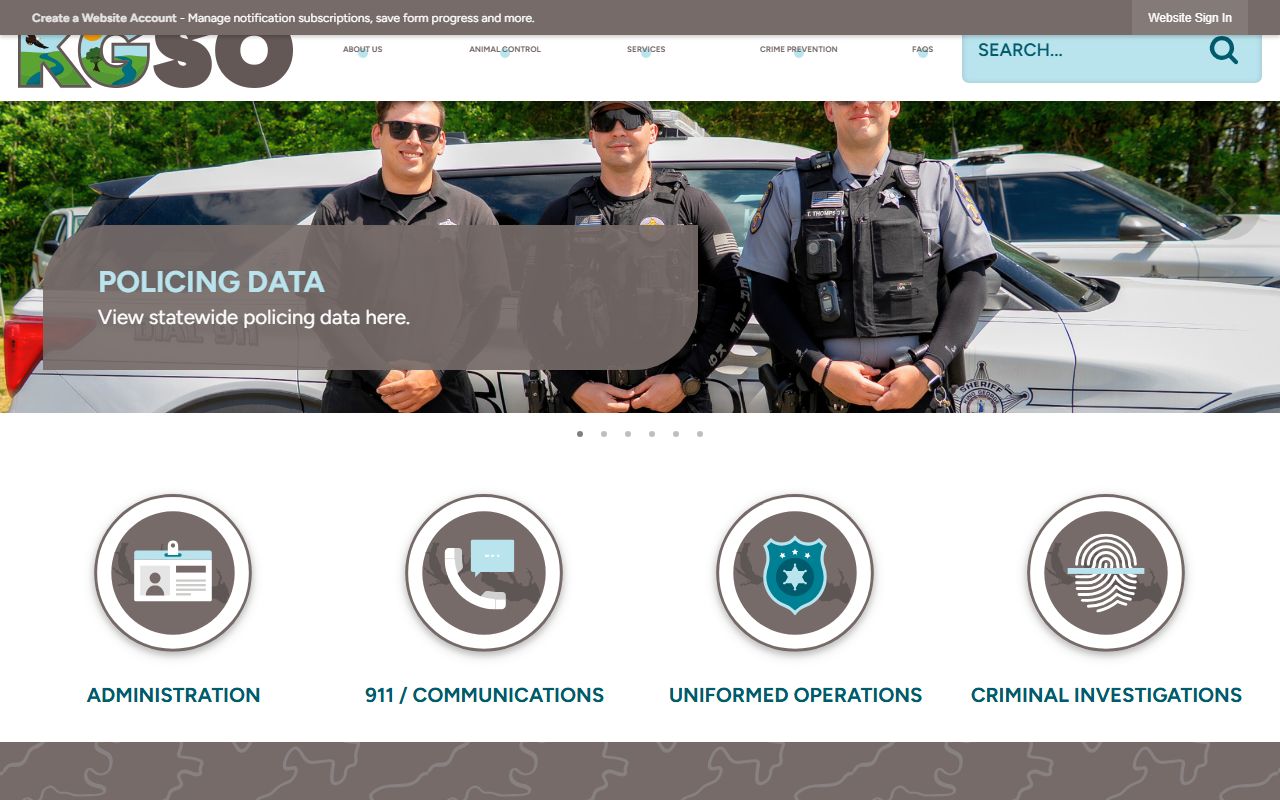 King George County jail roster search portal