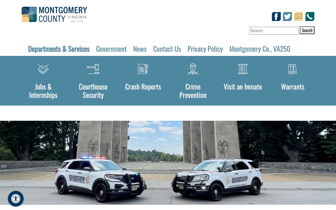 Montgomery County jail roster search portal