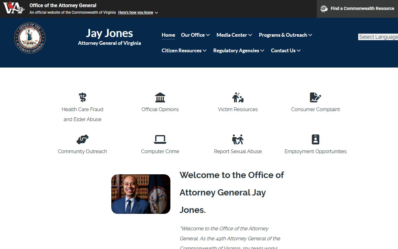 Virginia Attorney General Jail Roster records guidance
