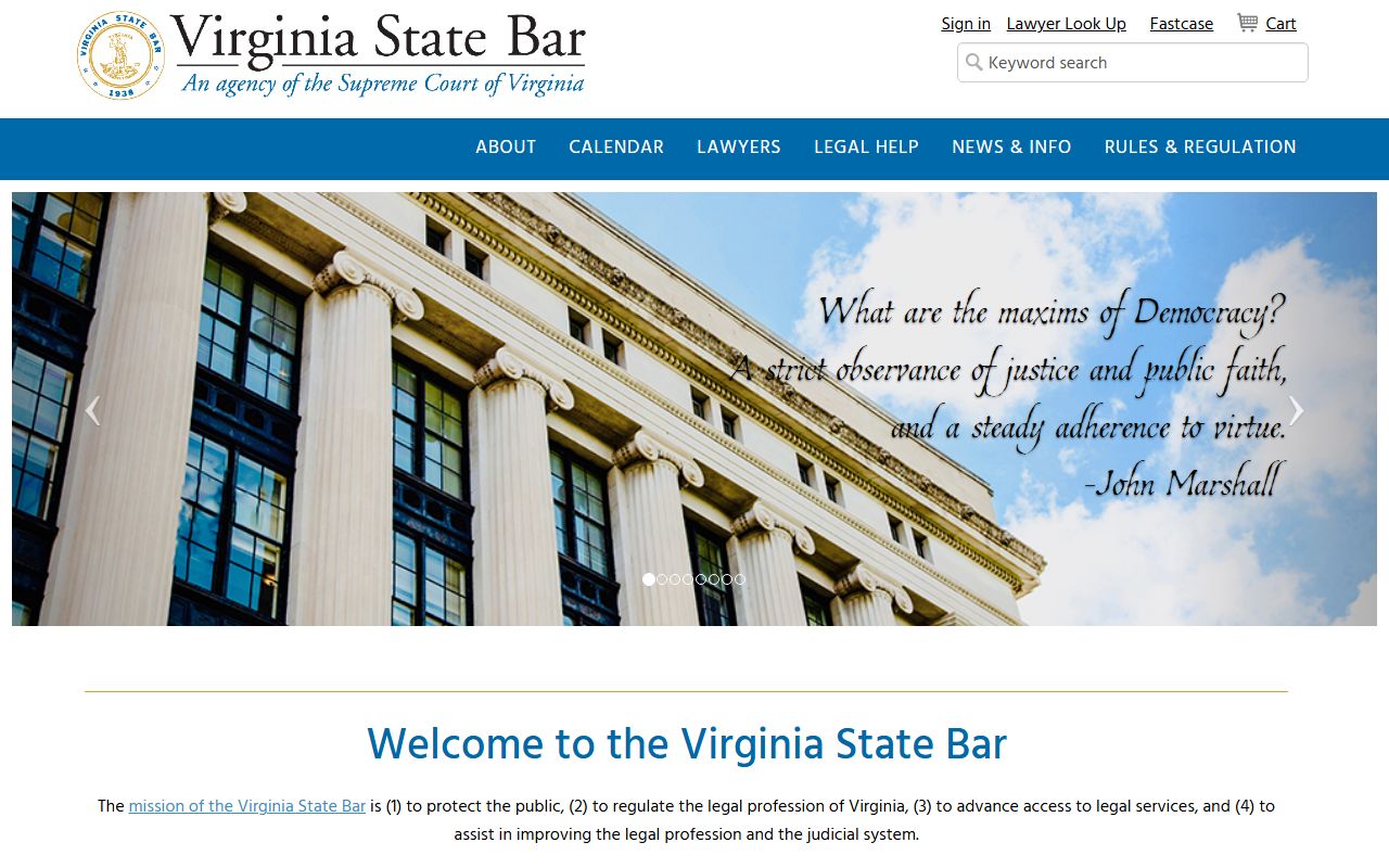 Virginia State Bar Virginia Jail Roster legal help